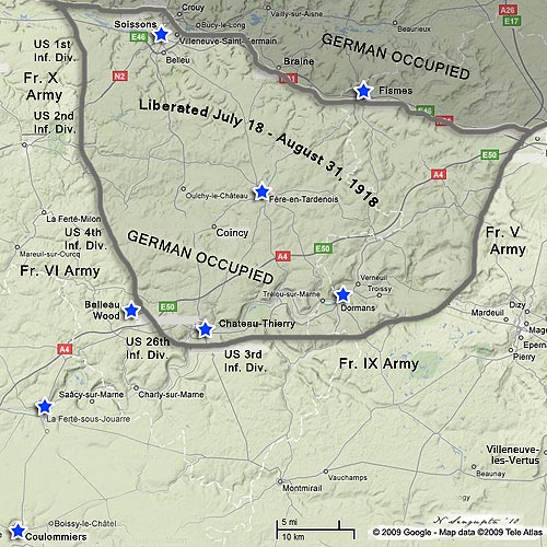 Meuse Argonne Map